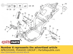 Aprilia AP8220269, Kabelführung, OEM: Aprilia AP8220269