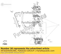 Here you can order the chain tensioner sliding block from Piaggio Group, with part number AP3DDA000380: