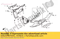 Aquí puede pedir cubierta, r. Debajo de Honda , con el número de pieza 64820MEH000: