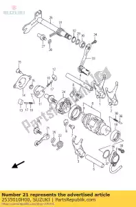 suzuki 2535010H00 tappo, cambio sh - Il fondo