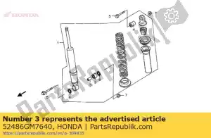 Honda 52486GM7640 col, amortisseur supérieur - La partie au fond