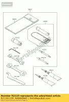 921101109, Kawasaki, tool-wrench ex305-b3 kawasaki gpz klf kvf 300 305 360 400 1985 1986 1987 1988 1989 1991 1993 1994 2000 2001 2002 2003 2004 2005 2006 2007 2008 2009 2010 2011 2012 2013, New