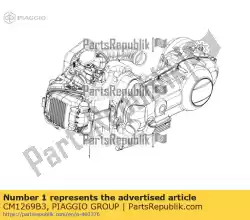 Here you can order the 125 4t/2v euro 3 engine from Piaggio Group, with part number CM1269B3: