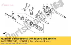 plaat comp, cam van Honda, met onderdeel nummer 24320MFFD00, bestel je hier online: