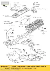 Qui puoi ordinare centralina elettronica zg1400 da Kawasaki , con numero parte 211750957: