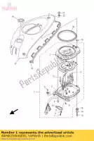4WM835000000, Yamaha, snelheidsmeter assy yamaha xv xva wildstar 1600, Nieuw
