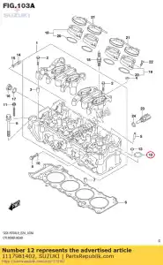 Suzuki 1117981402 o ring, iskra pl - Dół