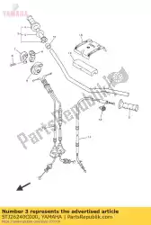 Ici, vous pouvez commander le poignée assy auprès de Yamaha , avec le numéro de pièce 5TJ26240C000: