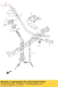 yamaha 5TJ26240C000 poignée assy - La partie au fond