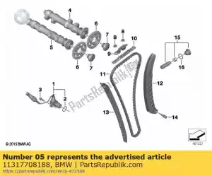 bmw 11317708188 camshaft exhaust - Bottom side