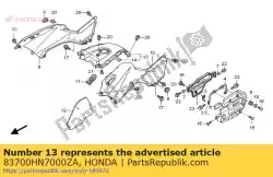 Aqui você pode pedir o tampa, parte superior do tanque de combustível * g152 * (g152 aventura verde) em Honda , com o número da peça 83700HN7000ZA: