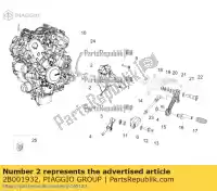 2B001932, Piaggio Group, distanziatore aprilia rsv rsv4 1100 racing factory abs tuono v tuono v4 1100 (usa) tuono v4 1100 (usa) e5 tuono v4 1100 rr (apac) zd4ke000 zd4kea00 zd4kea00, zd4kewa zd4keb00 zd4keu zd4keua1 zd4kg000 zd4kga00 zd4kgb zd4kgb00 zd4kgu zd4kgu00 zd4kgua0 zd4kgua1 zd4ky zd4k, Nuovo