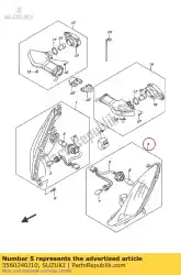 Qui puoi ordinare lampada da tavolo fr da Suzuki , con numero parte 3560240J10: