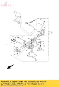 yamaha 1UY839671000 pasador, bloqueo 1 - Lado inferior