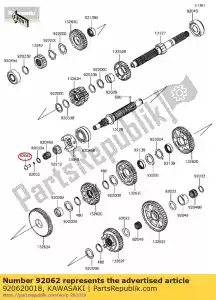 kawasaki 920620018 buse zg1400a9f - La partie au fond