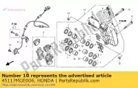 45117MGE006, Honda, piston, 25mm honda vfr 1200 2010 2011 2012 2013, Nouveau