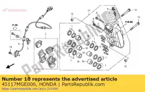 honda 45117MGE006 piston, 25mm - La partie au fond