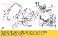 64223MBTD20ZC, Honda, couvercle, phare sous * n honda xl varadero v va xl1000v xl1000va 1000 , Nouveau