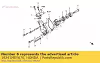 19241MEY670, Honda, eixo, bomba de água honda crf  x r crf450x trx450er sportrax 450 , Novo