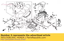 Here you can order the spring from Honda, with part number 50513GBL000: