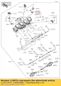 kawasaki 110572647 01 bracket - Bottom side