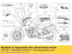 Aquí puede pedir manual del operador de Piaggio Group , con el número de pieza 977487: