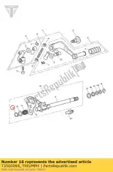 Here you can order the circlip, din471, dia 12 from Triumph, with part number T3500068: