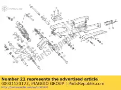 Qui puoi ordinare sec. Vite da Piaggio Group , con numero parte 00031120123: