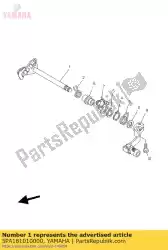 Here you can order the shift shaft assy from Yamaha, with part number 5PA181010000: