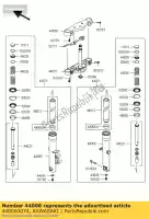 440060074, Kawasaki, rura prawy wide?ki zewn?trzne kawasaki vn custom c classic b vulcan lt d vn900 900 , Nowy