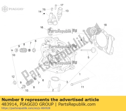 Aprilia 483914, Puchar, OEM: Aprilia 483914