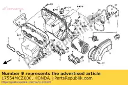Aqui você pode pedir o tubo, respirador em Honda , com o número da peça 17554MCZ000: