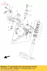 Here you can order the crown, handle from Yamaha, with part number 3D7234350100: