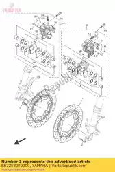 Aqui você pode pedir o compasso de calibre (esquerda) em Yamaha , com o número da peça B672580T0000: