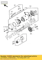 Tutaj możesz zamówić szczotka w? Glowa z750-l1 od Kawasaki , z numerem części 21039003: