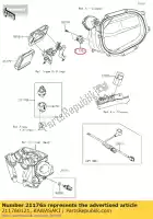 211760121, Kawasaki, sensore, temperatura aria kx450e9f kawasaki  kx 250 450 2009 2010 2011 2012 2013 2014 2015 2016 2017 2018 2019 2020 2021, Nuovo