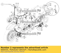 666935, Aprilia, plaquettes de frein, Nouveau