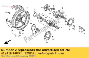 honda 41241MT4000 amortisseur, à entraînement final - La partie au fond