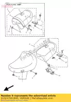 2UJ247501000, Yamaha, tandem seat assy yamaha xv virago s 250 125, New