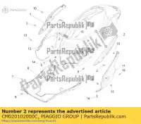 CM020102000C, Piaggio Group, ochrona lh derbi piaggio liberty sonar zapc51101, zapm78103, zapc51103 0 50 150 2009 2011 2016 2017, Nowy