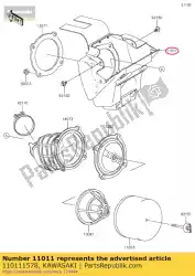 Ici, vous pouvez commander le boîtier-filtre à air kx65-a1 auprès de Kawasaki , avec le numéro de pièce 110111578: