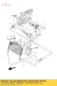 yamaha 1NSE24050000 blower assy - Bottom side