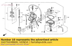 oring, 2. 4x18. 6 van Honda, met onderdeel nummer 16075GHBB00, bestel je hier online: