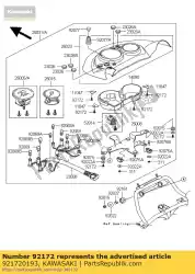 Here you can order the screw,tapping,4x12 kle500-b1p from Kawasaki, with part number 921720193: