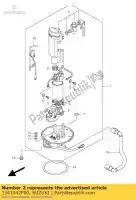 1541042F00, Suzuki, zespó? filtra, fue suzuki gsx gsx r sv 600 650 750 1000 1400 2002 2003 2004 2005 2006 2007, Nowy