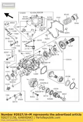 kraag, l = 23,5 m / m z1000-e2 van Kawasaki, met onderdeel nummer 920271159, bestel je hier online: