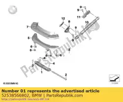 Here you can order the hinge rear seat bench from BMW, with part number 52538566802: