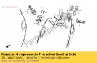 35130KZ3860, Honda, interruptor de montaje., matar honda cr 80 85 125 250 500 1985 1986 1987 1988 1989 1990 1991 1992 1993 1994 1995 1996 1997 1998 1999 2000 2001 2002 2003 2004, Nuevo