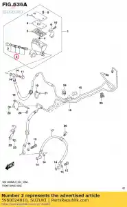 Suzuki 5960024810 ensemble piston et coupelle - La partie au fond