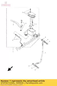 yamaha 5FXF58721000 w??, hamulec 1 - Dół